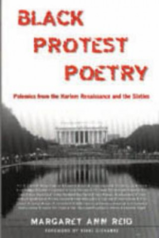 Knjiga Black Protest Poetry Margaret Ann Reid