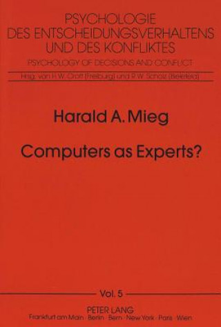 Kniha Computers as Experts? Roland W. Scholz