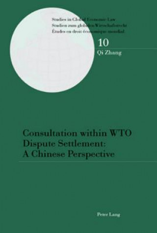 Kniha Consultation within WTO Dispute Settlement Qi Zhang