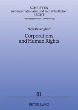 Knjiga Corporations and Human Rights Niels Beisinghoff