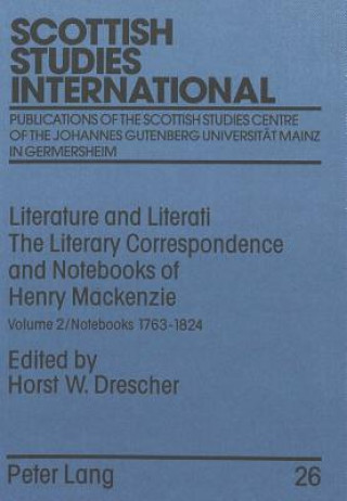 Knjiga Literature and Literati Henry Mackenzie