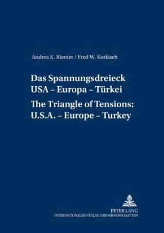 Könyv Spannungsdreieck USA - Europa - Tuerkei A Triangle of Tensions: U. S. - Europe - Turkey Andrea K. Riemer