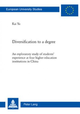 Livre Diversification to a degree Kai Yu