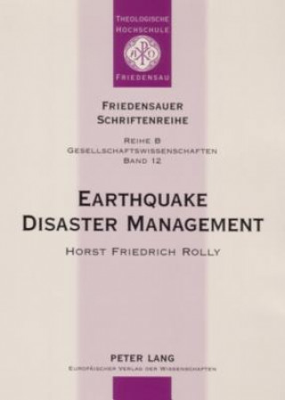 Carte Earthquake Disaster Management Horst Friedrich Rolly