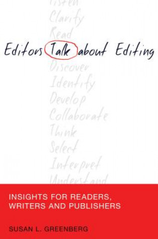 Buch Editors Talk about Editing Susan L. Greenberg