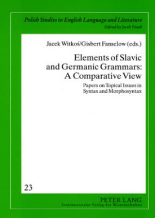 Könyv Elements of Slavic and Germanic Grammars: A Comparative View Jacek Witkos
