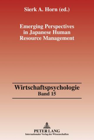 Libro Emerging Perspectives in Japanese Human Resource Management Sierk A. Horn