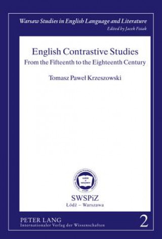 Knjiga English Contrastive Studies Tomasz P. Krzeszowski