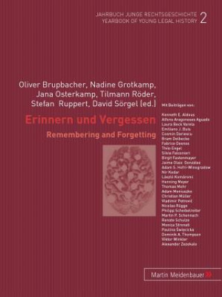 Kniha Erinnern und Vergessen/Remembering and Forgetting Oliver Brupbacher