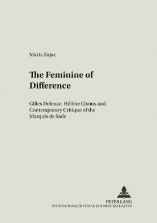 Könyv Feminine of Difference Marta Zajac