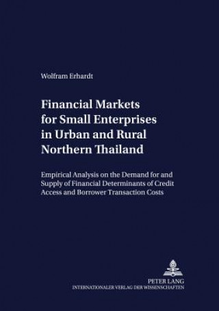 Książka Financial Markets for Small Enterprises in Urban and Rural Northern Thailand Wolfram Erhardt