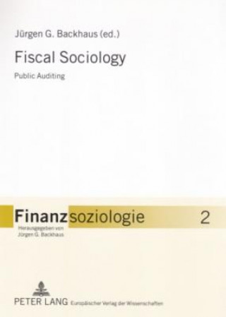 Book Fiscal Sociology Jürgen G. Backhaus