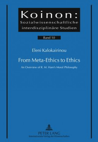 Livre From Meta-Ethics to Ethics Eleni M. Kalokairinou