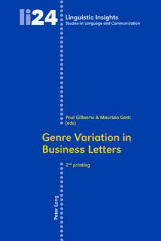Kniha Genre Variation in Business Letters Paul Gillaerts