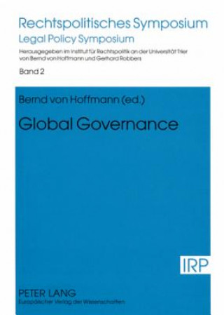 Livre Global Governance Bernd von Hoffmann