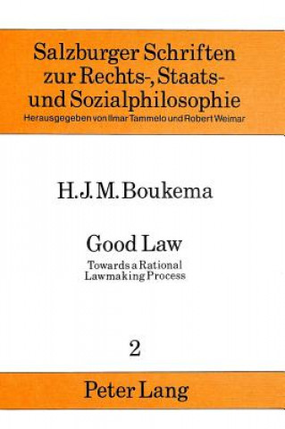 Kniha Good Law H.J.M. Boukema