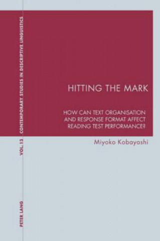Kniha Hitting the Mark Miyoko Kobayashi