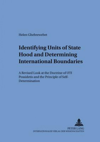 Kniha Identifying Units of Statehood and Determining International Boundaries Helen Ghebrewebet