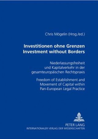 Buch Investitionen Ohne Grenzen Investment without Borders Chris Mögelin