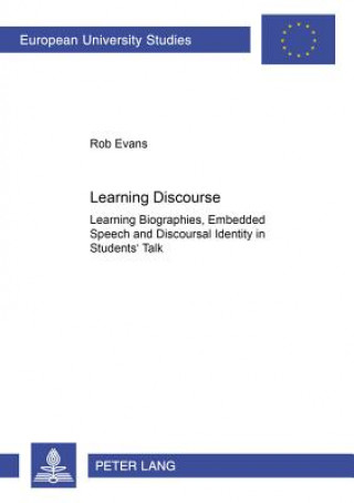 Kniha Learning Discourse Rob Evans