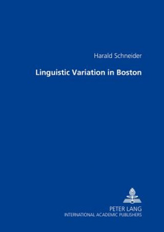 Kniha Linguistic Variation in Boston Harald Schneider