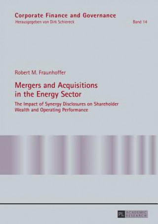Kniha Mergers and Acquisitions in the Energy Sector Robert M. Fraunhoffer