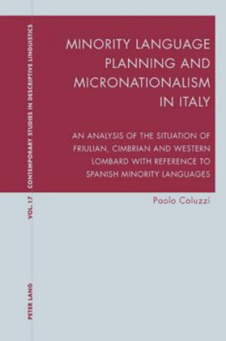 Book Minority Language Planning and Micronationalism in Italy Paolo Coluzzi