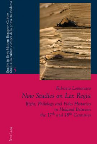 Libro New Studies on Lex Regia Fabrizio Lomonaco