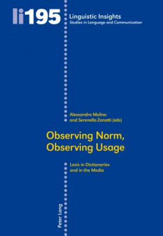Könyv Observing Norm, Observing Usage Alessandra Molino
