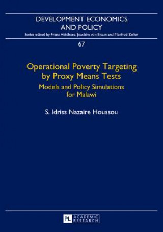 Książka Operational Poverty Targeting by Proxy Means Tests S. Idriss Nazaire Houssou