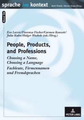 Kniha People, Products, and Professions Eva Lavric