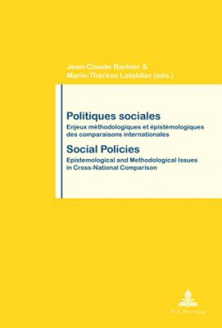 Könyv Politiques sociales / Social Policies Jean-Claude Barbier