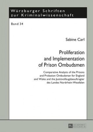 Carte Proliferation and Implementation of Prison Ombudsmen Sabine Carl