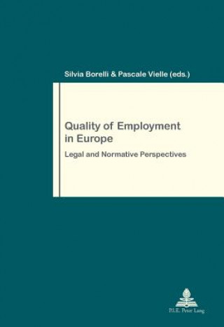 Kniha Quality of Employment in Europe Silvia Borelli