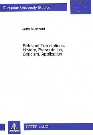 Книга Relevant Translations Jutta Muschard