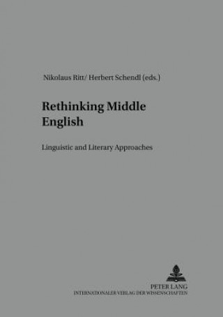 Könyv Rethinking Middle English Nikolaus Ritt