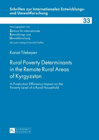 Kniha Rural Poverty Determinants in the Remote Rural Areas of Kyrgyzstan Kanat Tilekeyev