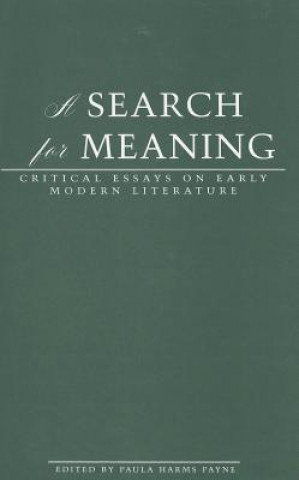 Kniha Search for Meaning Paula Harms Payne