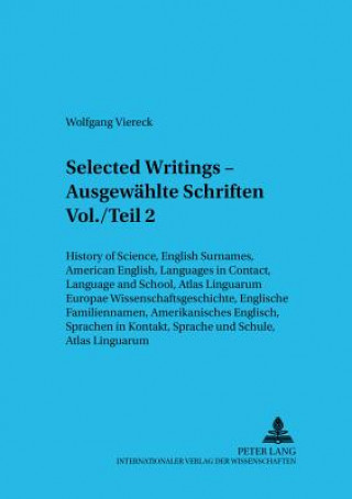 Książka Selected Writings - Ausgewaehlte Schriften Wolfgang Viereck