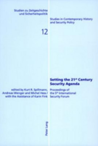 Knjiga Setting the 21st Century Security Agenda Karin Fink