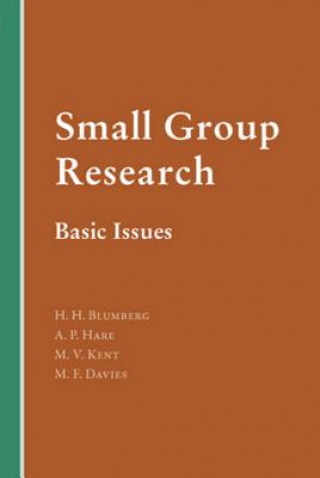 Книга Small Group Research Herbert H. Blumberg