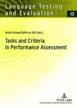 Książka Tasks and Criteria in Performance Assessment Rudiger Grotjahn