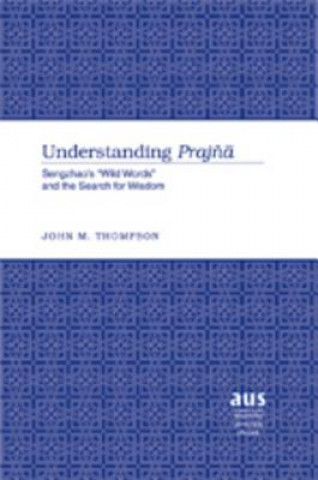 Kniha Understanding Prajna John M. Thompson