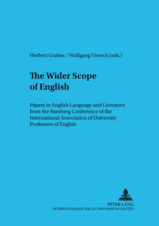 Kniha Wider Scope of English Herbert Grabes