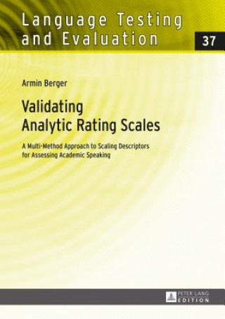 Книга Validating Analytic Rating Scales Armin Berger