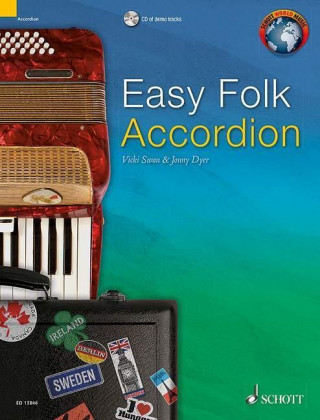 Nyomtatványok Easy Folk Accordion Hal Leonard Publishing Corporation