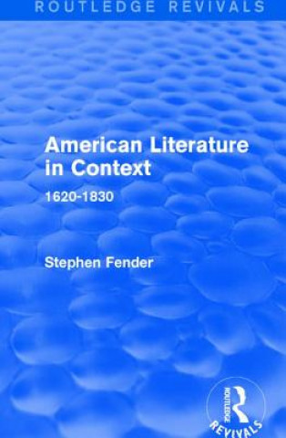 Kniha American Literature in Context Stephen Fender