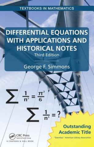 Könyv Differential Equations with Applications and Historical Notes George F. Simmons
