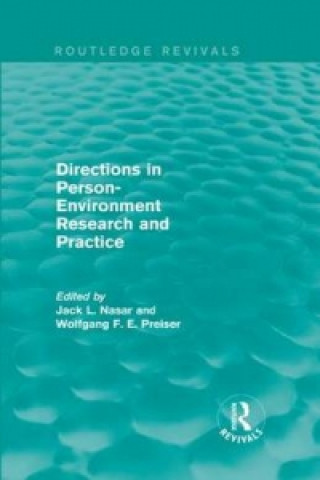 Könyv Directions in Person-Environment Research and Practice (Routledge Revivals) 