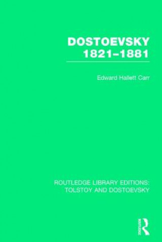 Buch Dostoevsky 1821-1881 E. H. Carr